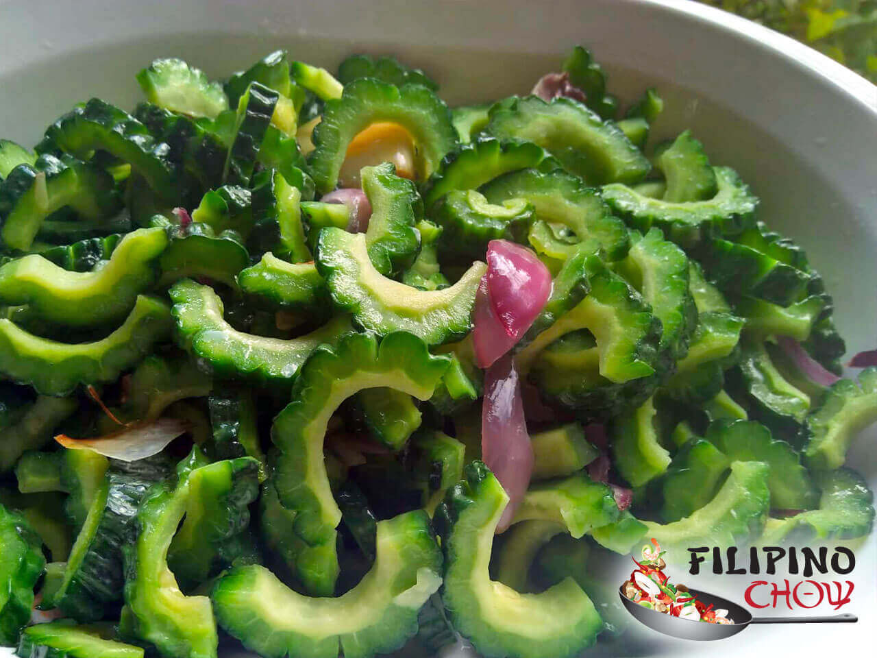 Ampalaya Guisado Sauteed Bitter Gourd Filipino Chow S Philippine Food And Asian Recipes To Learn How